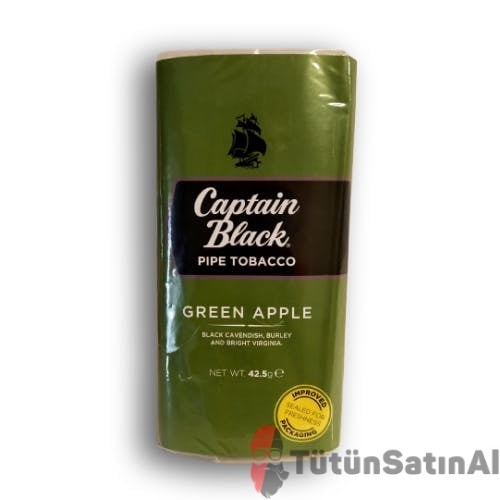 Captain Black Green Apple Pipo Tütünü (Elma Aromalı) 1 Captain Black Green Apple Pipo Tütünü (Elma Aromalı)