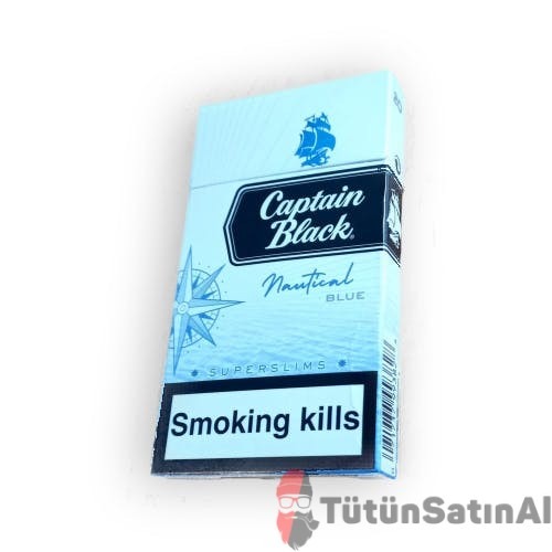 Captain Black Blue Nautical Slim İthal Paket Sigara 1 Captain Black Blue Nautical Slim İthal Paket Sigara