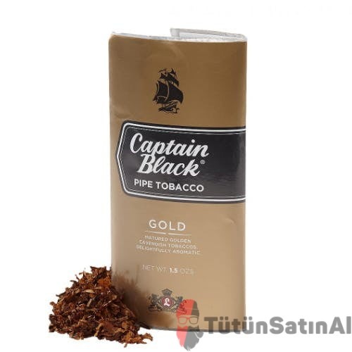 Captain Black Gold (Sarı-Altın) İthal Pipo Tütünü 1 Captain Black Gold (Sarı-Altın) İthal Pipo Tütünü