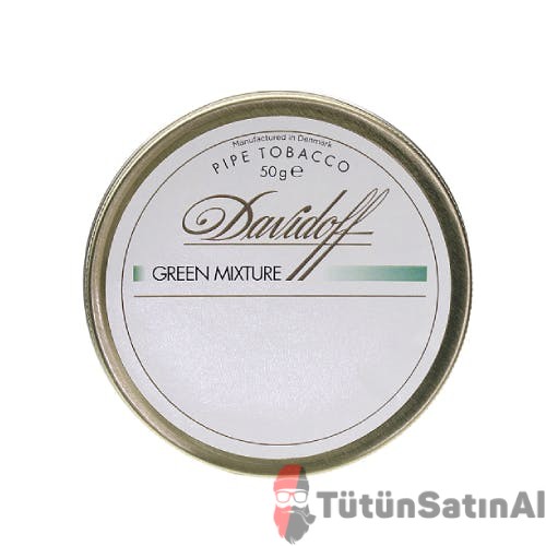 Davidoff Green Mixture İthal Pipo Tütünü 50 Gr Teneke 1 Davidoff Green Mixture İthal Pipo Tütünü 50 Gr Teneke