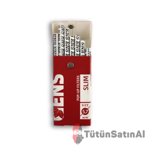 ENS Slim 5.7mm Pop-Up 120'li Tütün Filtresi 1 ENS Slim 5.7mm Pop-Up 120'li Tütün Filtresi