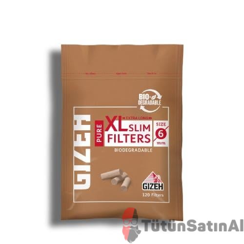 Gizeh Pure XL Slim Organic 6 mm Poşet Filtre Tane 1 Gizeh Pure XL Slim Organic 6 mm Poşet Filtre Tane
