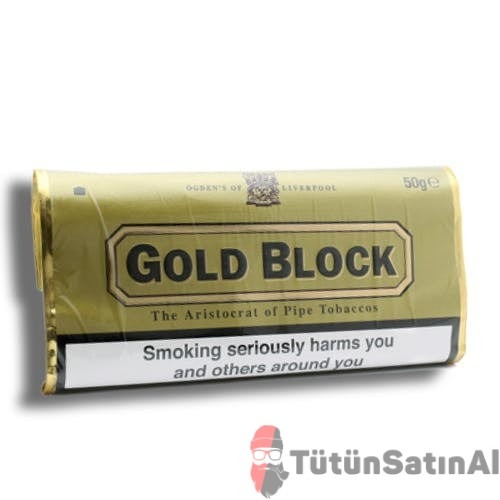 Gold Block İthal Paket Pipo Tütünü 50gr 1 Gold Block İthal Paket Pipo Tütünü 50gr