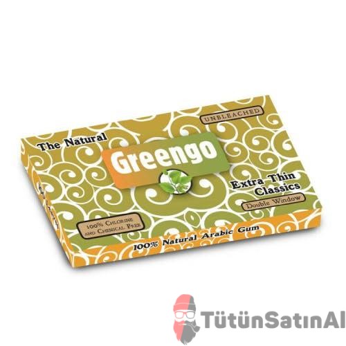Greengo Extra Thin Organik Double Tütün Sarma Kağıdı 1 Greengo Extra Thin Organik Double Tütün Sarma Kağıdı