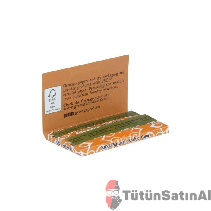 Greengo Extra Thin Organik Double Tütün Sarma Kağıdı 2 Greengo Extra Thin Organik Double Tütün Sarma Kağıdı - Görsel 2