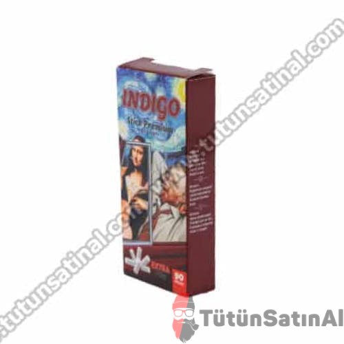 İndigo Stick Premium Extra Slim 5.7 mm Kutu Filtre Tane 1 İndigo Stick Premium Extra Slim 5.7 mm Kutu Filtre Tane