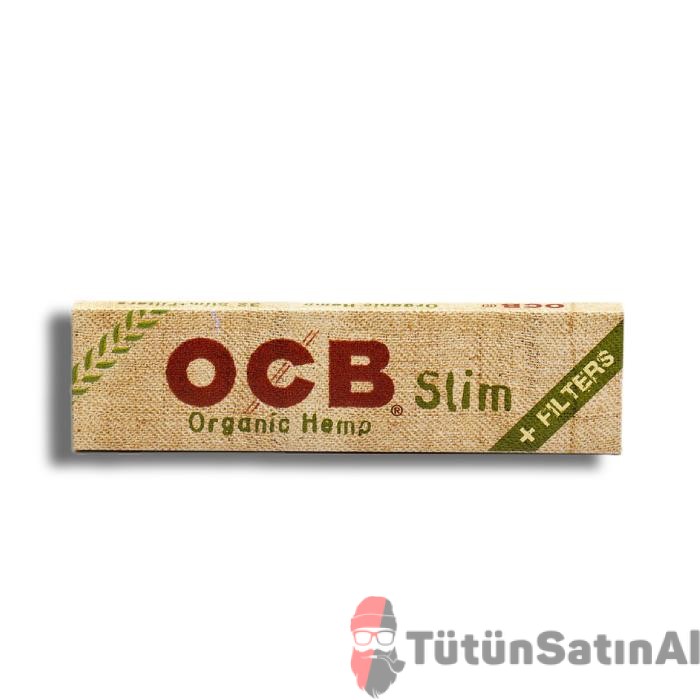 OCB King Size Organic Hemp Slim Sarma Kağıdı Zıvanalı Tane 1 OCB King Size Organic