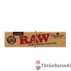 RAW Classic King Size Slim + Zıvanalı (Tips) Organik Kağıt
