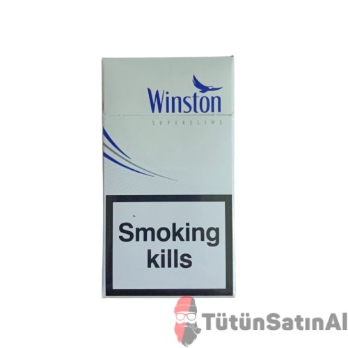 Winston Blue Super Slim İthal Sigara 1 Winston Blue Super Slim İthal Sigara