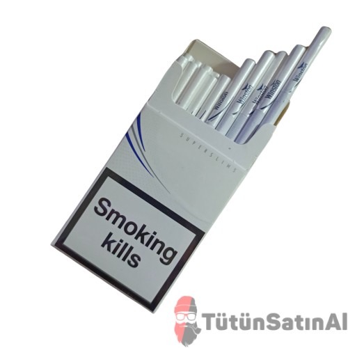 Winston Blue Super Slim İthal Sigara 2 Winston Blue Super Slim İthal Sigara - Görsel 2
