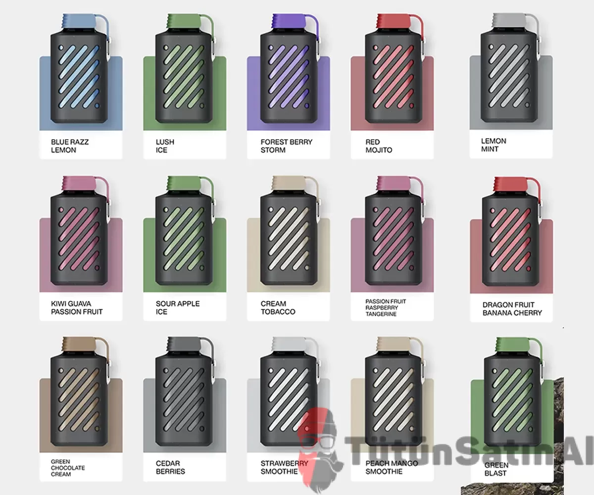 Vozol Gear 10000 Lush Ice (KARPUZ - MENTOL) 2 Vozol Gear 10000 Lush Ice (KARPUZ - MENTOL) - Görsel 2