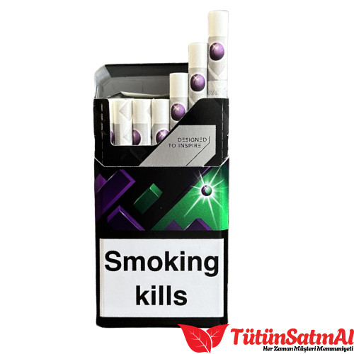 Davidoff Reach Purple Green FreeShop İthal Sigara 2 Davidoff Reach Purple Green FreeShop İthal Sigara - Görsel 2