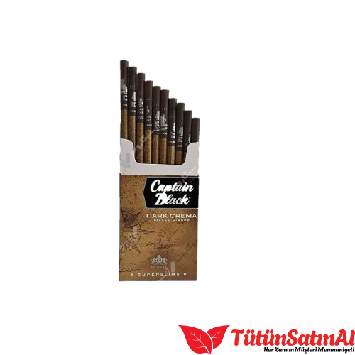 Captain Black Dark Crema Superslim 1 Captain Black Dark Crema Superslim